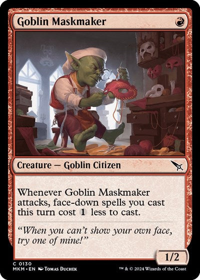 Goblin Maskmaker (Murders at Karlov Manor) Light Play Foil