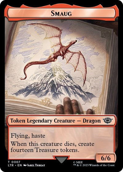 Smaug Token (Universes Beyond: The Lord of the Rings: Tales of Middle-earth) Near Mint