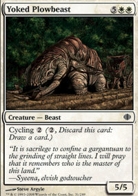 Yoked Plowbeast (Shards of Alara) Near Mint