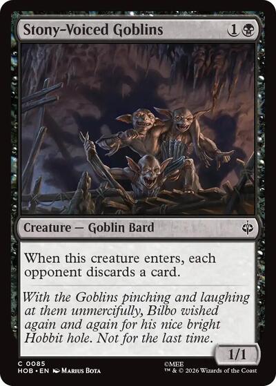 Stony-Voiced Goblins (The Hobbit) Near Mint Foil