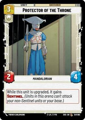 Protector of the Throne (Shadows of the Galaxy) Near Mint Foil