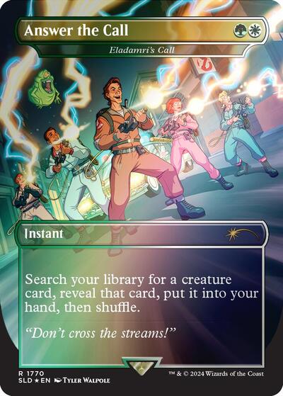 Answer the Call - Eladamri's Call (Rainbow Foil) (Secret Lair) Light Play Foil