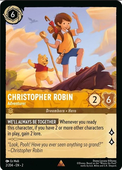 Christopher Robin - Adventurer (Rise of the Floodborn) Near Mint Cold Foil