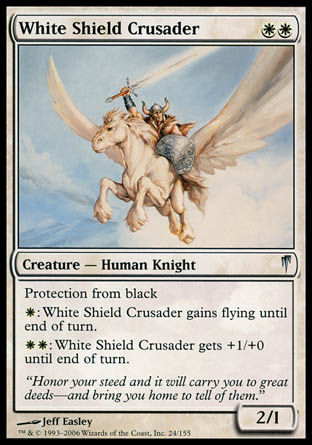 White Shield Crusader (Coldsnap) Medium Play Foil