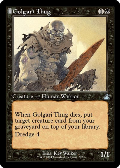 Golgari Thug (Retro Frame) (Ravnica Remastered) Near Mint