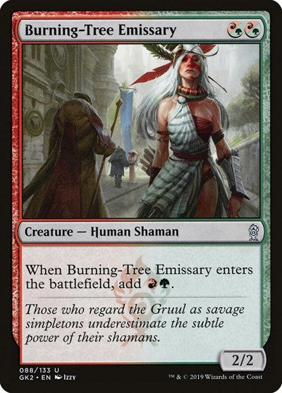 Burning-Tree Emissary (Ravnica Allegiance: Guild Kits) Medium Play