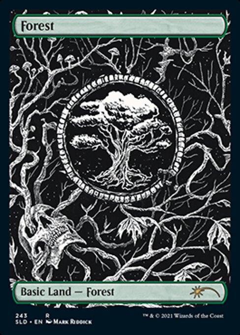 Forest 243 (Secret Lair) Light Play Foil