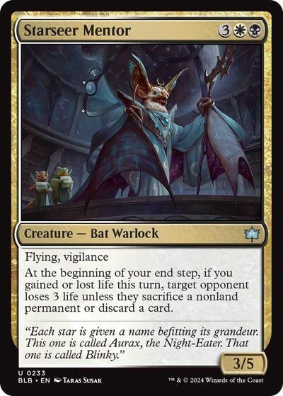 Starseer Mentor (Bloomburrow) Light Play Foil