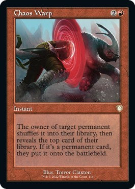 Chaos Warp (Commander: The Brothers' War) Near Mint