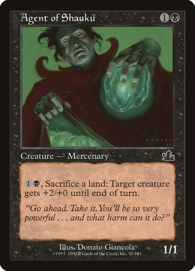 Agent of Shauku (Prophecy) Medium Play Foil