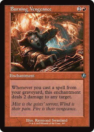 Burning Vengeance (Retro Frame) (Innistrad Remastered) Near Mint