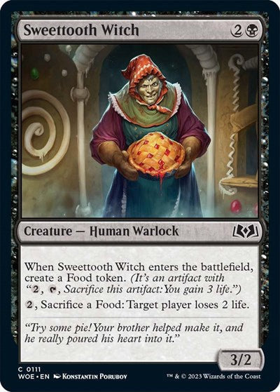 Sweettooth Witch (Wilds of Eldraine) Light Play Foil