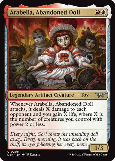 Arabella, Abandoned Doll (Duskmourn: House of Horror) Light Play Foil