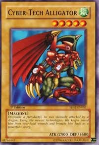 Cyber-Tech Alligator (5D's Starter Deck 2009) Light Play 1st Edition