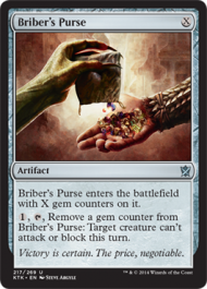 Briber's Purse (Khans of Tarkir) Medium Play Foil