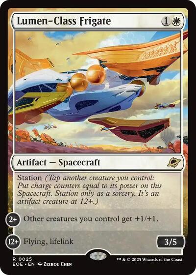 Lumen-Class Frigate (Promo Pack: Edge of Eternities) Light Play