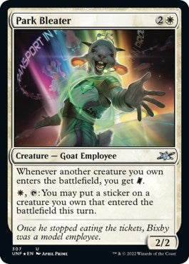 Park Bleater (Galaxy Foil) (Unfinity) Near Mint Foil