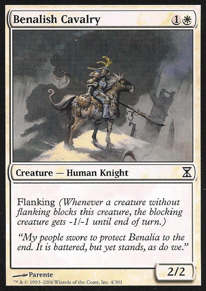 Benalish Cavalry (Time Spiral) Damaged / Poor