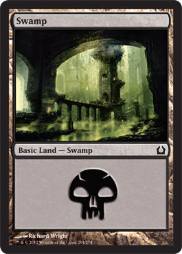 Swamp (264) (Return to Ravnica) Medium Play