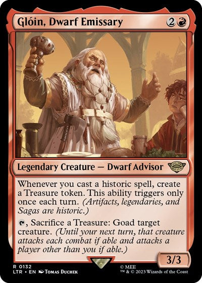 Gloin, Dwarf Emissary (Universes Beyond: The Lord of the Rings: Tales of Middle-earth) Near Mint