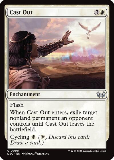 Cast Out (Commander: Duskmourn: House of Horror) Light Play