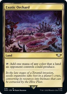 Exotic Orchard (Surge Foil) (Universes Beyond: Warhammer 40K) Near Mint Foil
