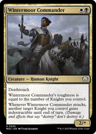 Wintermoor Commander (Commander: March of the Machine) Near Mint