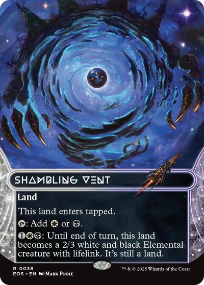 Shambling Vent (0038) (Borderless) (Stellar Sights) Near Mint Foil