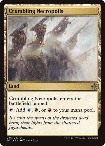 Crumbling Necropolis (Explorers of Ixalan) Light Play