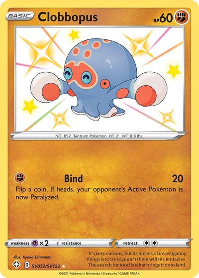 Clobbopus (Shining Fates: Shiny Vault) Near Mint Holofoil
