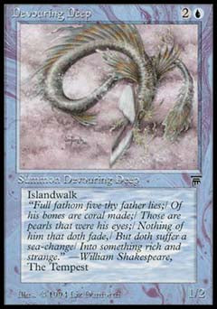 Devouring Deep (Legends) Light Play