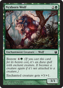 Nyxborn Wolf (Born of the Gods) Medium Play Foil