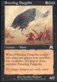 Prowling Pangolin (Onslaught) Light Play Foil