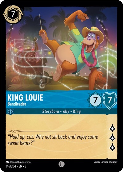 King Louie - Bandleader (Into the Inklands) Near Mint Cold Foil