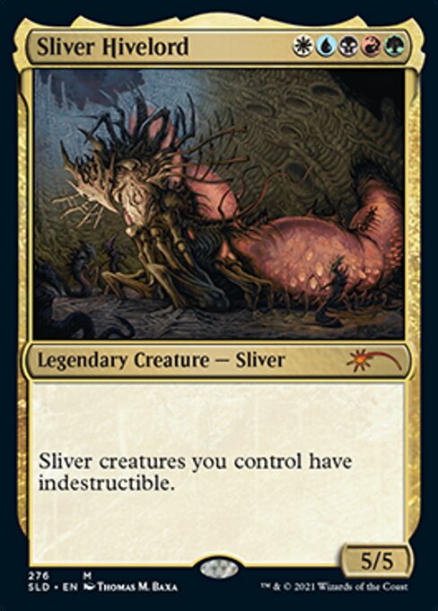 Sliver Hivelord (Secret Lair) Light Play Foil