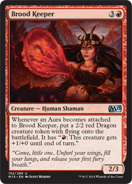 Brood Keeper (Magic 2015 Core Set) Medium Play Foil