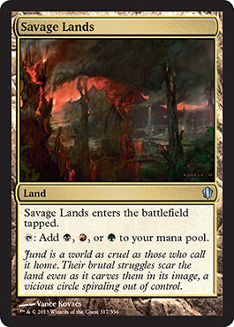 Savage Lands (Commander 2013 Edition) Medium Play