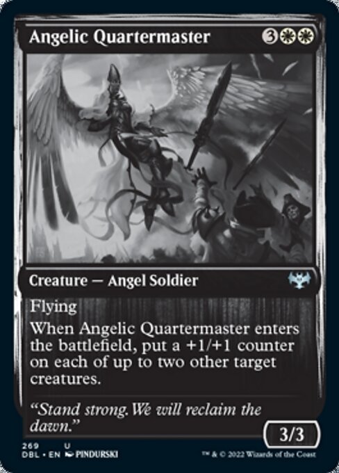 Angelic Quartermaster (Innistrad: Double Feature) Light Play