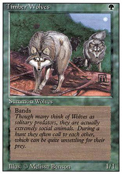 Timber Wolves (Revised) Medium Play