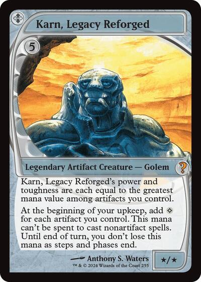 Karn, Legacy Reforged (Future Sight) (Mystery Booster 2) Light Play Foil