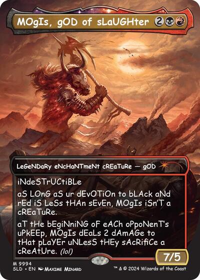 MOgIs, gOD of sLaUGHter (9994) (Secret Lair) Medium Play