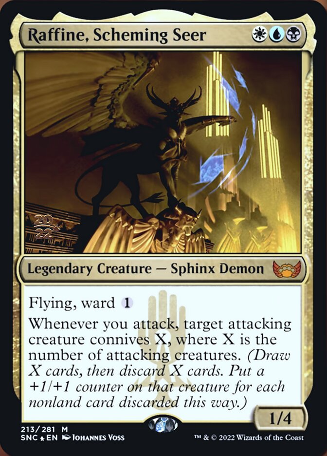 Raffine, Scheming Seer (Promos: Prerelease Cards) Medium Play Foil