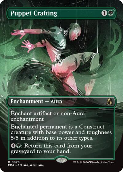 Puppet Crafting (Borderless) (Reality Fracture) Near Mint Foil