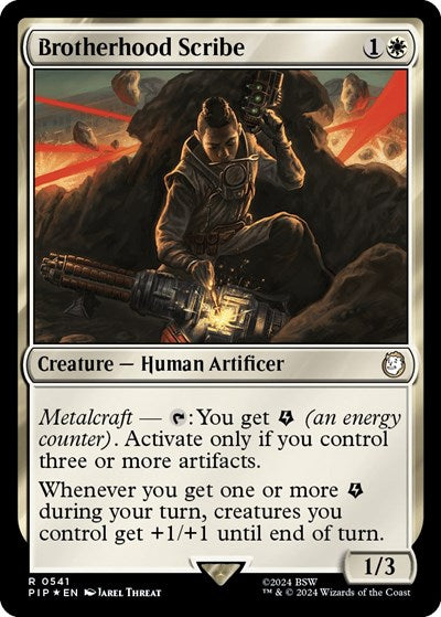 Brotherhood Scribe (Surge Foil) (Universes Beyond: Fallout) Near Mint Foil