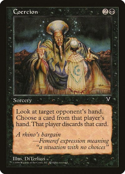 Coercion (Visions) Medium Play