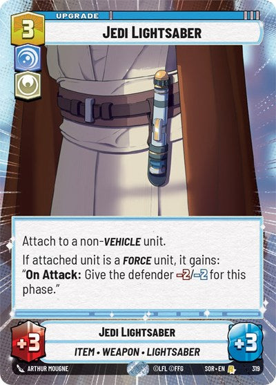 Jedi Lightsaber (Hyperspace) (Spark of Rebellion) Near Mint
