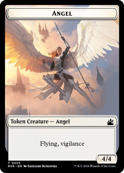 Angel Token (0003) (Ravnica Remastered) Near Mint