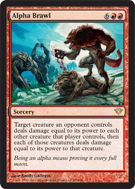 Alpha Brawl (Dark Ascension) Damaged / Poor