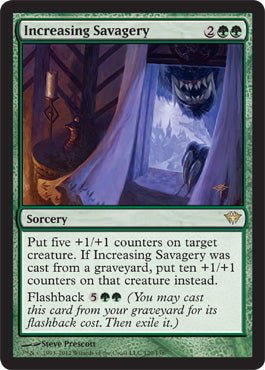 Increasing Savagery (Dark Ascension) Light Play Foil
