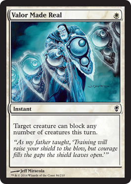 Valor Made Real (Conspiracy) Light Play Foil